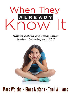 cover image of When They Already Know It